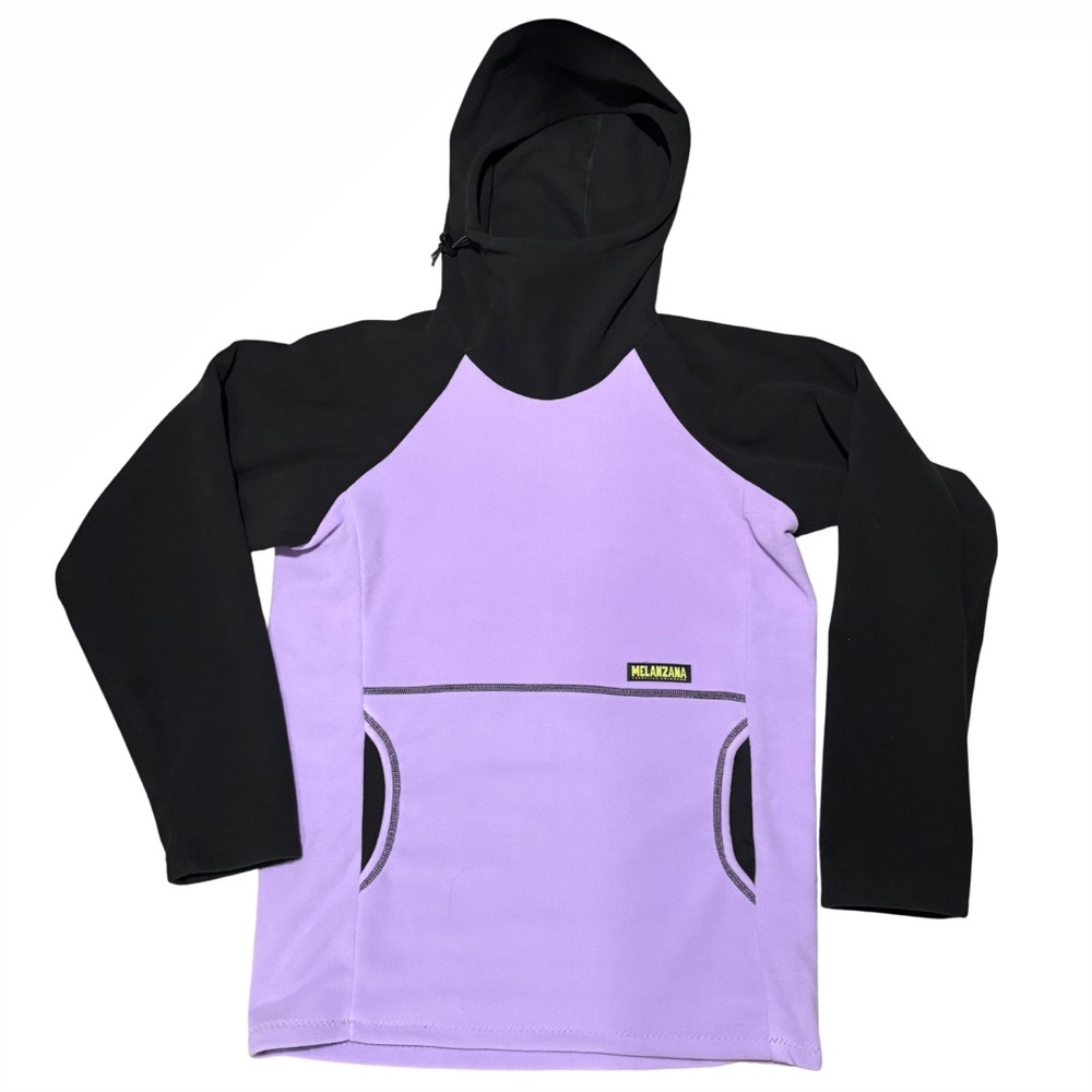 🏔️ Melanzana Wind Pro Hoodie in Aster/Raven - Purple & Black , Men’s Small